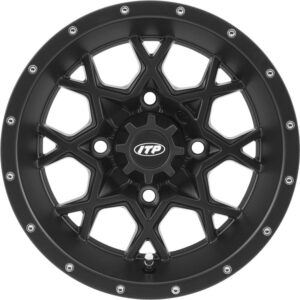 HURRICANE 12X7 2+5 4/110 BLACK