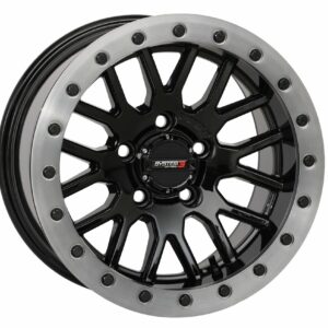 15X9 5/4.5 5+4 SB9 GLOSS BLACK MACHINED RING 15X7