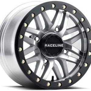 15X7 4/137 5+2 RYNO MACHINED BLACK RING