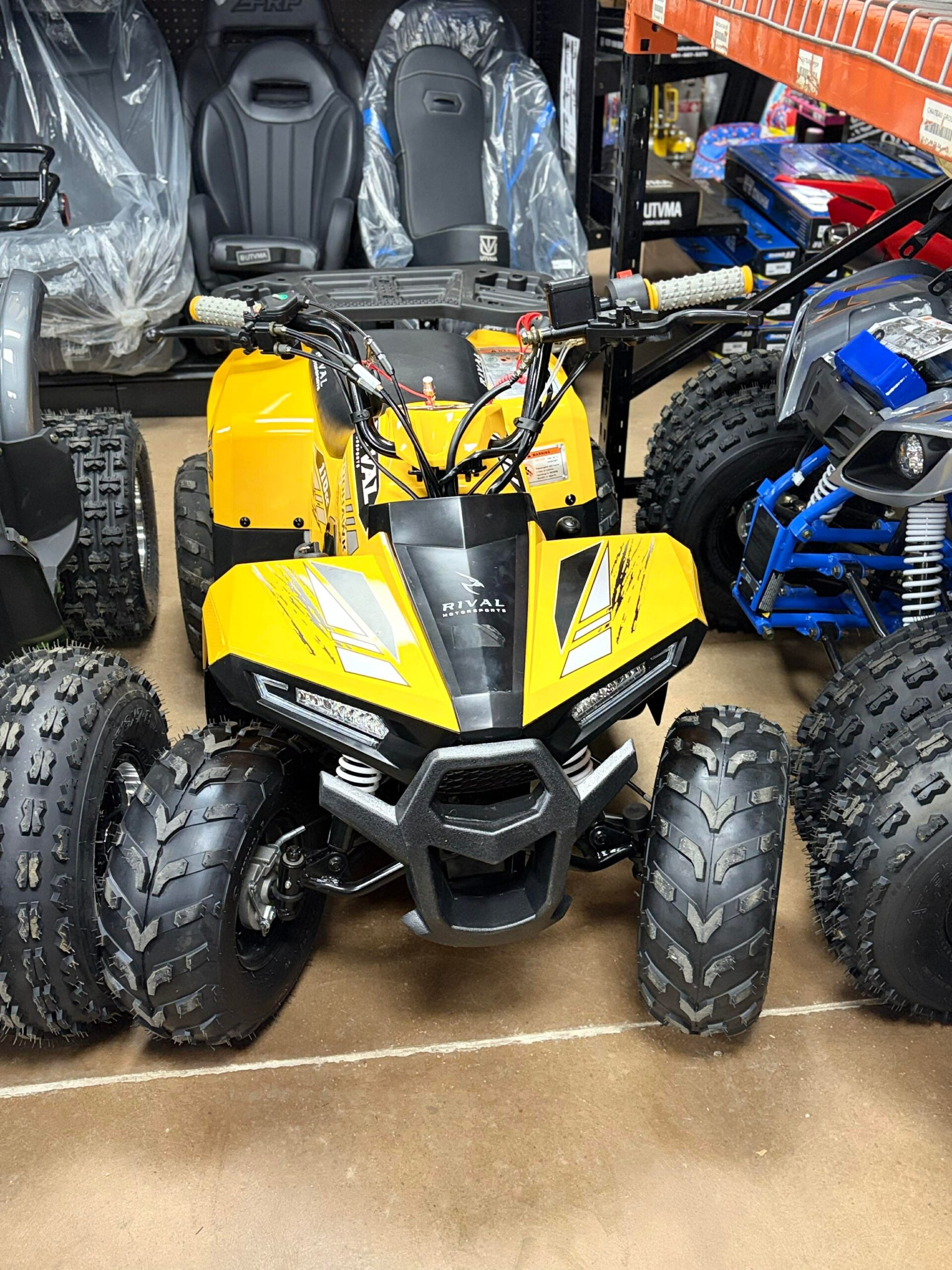 TAO MOTOR MUD HAWK 6 110CC YELLOW